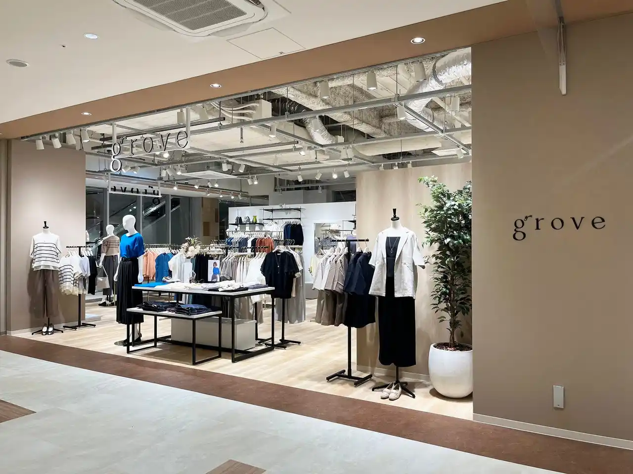 【株式会社 ワールド】 【grove】話題の新施設！「MARK IS 葛飾かなまち」に9月３日（水）新店舗をオープン