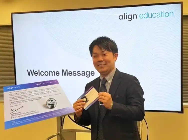 【医療法人UDC】 医療法人UDC　理事長・植田がインビザライン アライン・ファカルティに就任