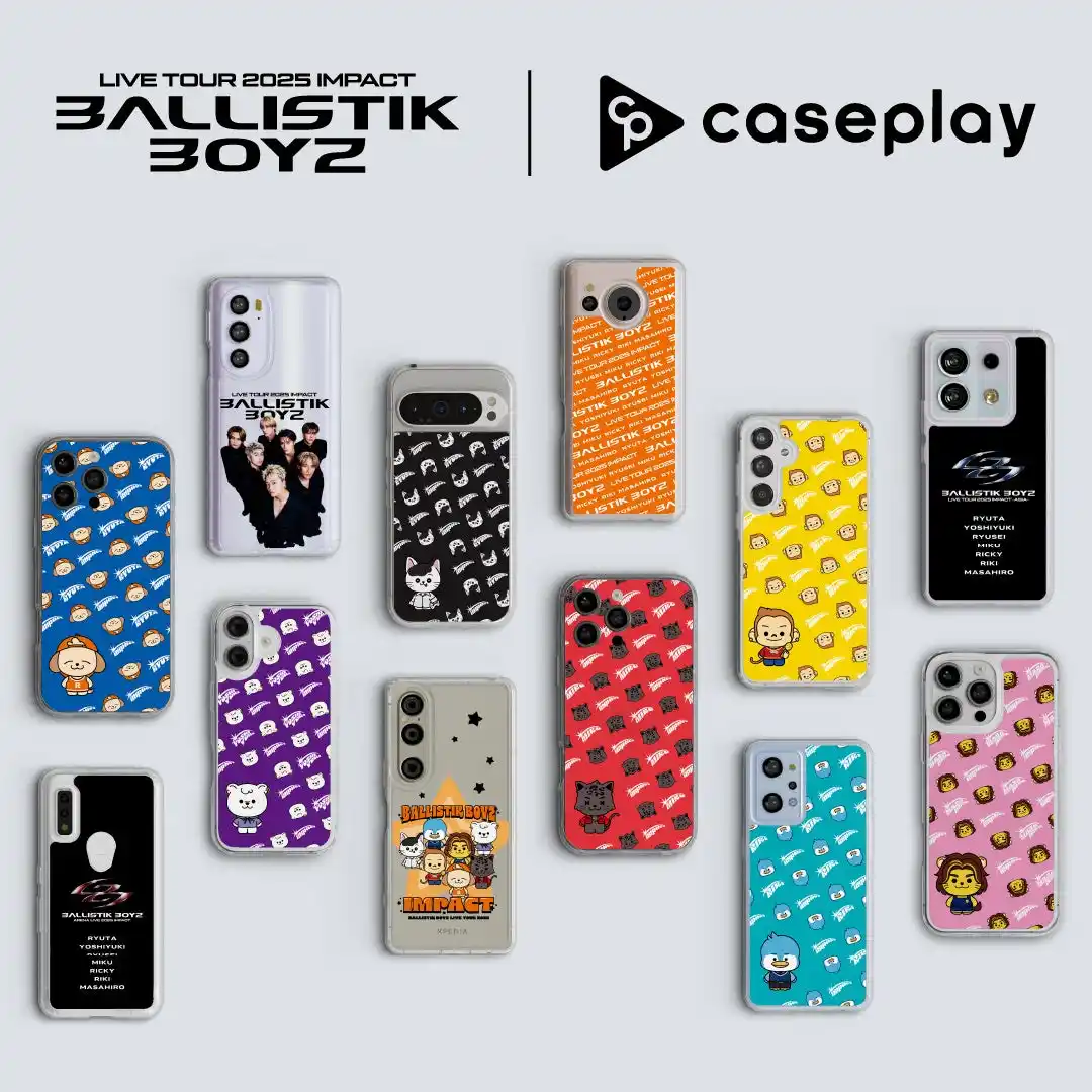 【株式会社FOX】 初となるアジアツアー開催を記念し 「BALLISTIK BOYZ LIVE TOUR 2025 "IMPACT"」 オフィシャルのスマートフォンケースが、 CASEPLAYから登場！