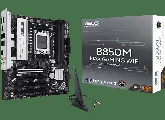【CFD販売株式会社】 ASUSから、B850チップセット搭載 Mirco ATXマザーボード『B850M MAX GAMING WIFI』発売