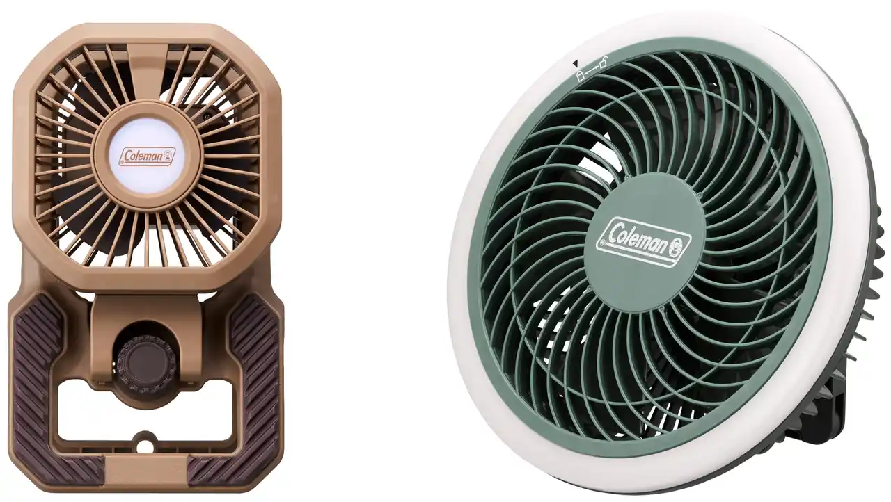 【ニューウェルブランズ・ジャパン合同会社 コールマン事業部】 コールマン、LEDライト付きファン2モデル発売