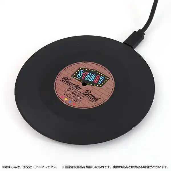【株式会社ムービック】 アニメ『ぼっち・ざ・ろっく！』より、レコード型ワイヤレス充電器が受注生産商品で登場！
