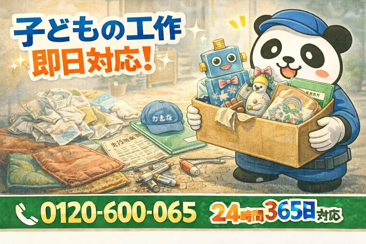 【SYSTR株式会社】 【市川市限定】“子どもの工作と画用紙地獄”まるごと回収キャンペーン（2月は1,000円割引）｜不用品回収のまるっと本舗