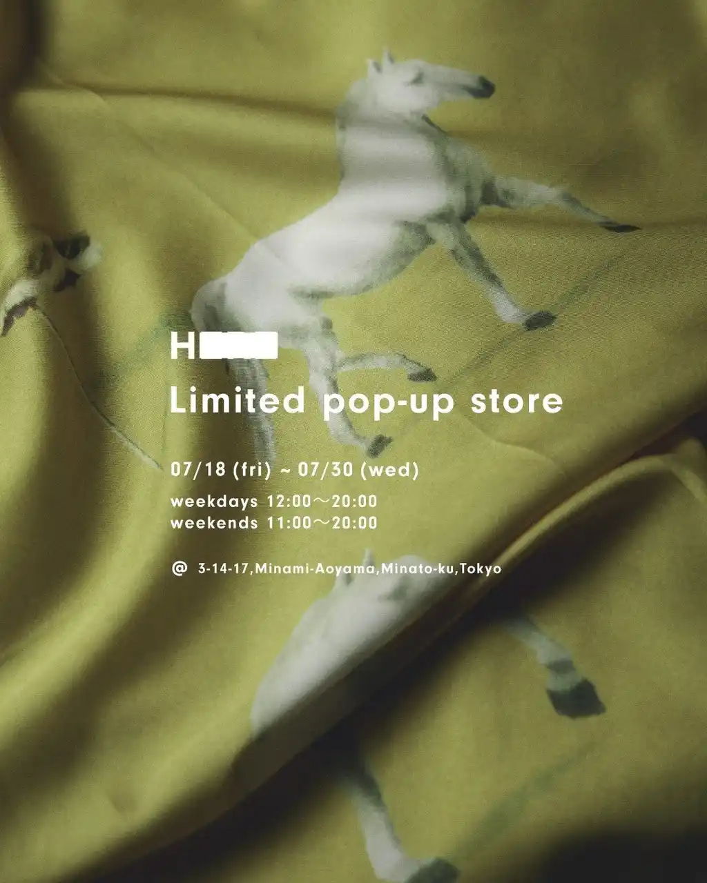 【株式会社ONE FIVE】 h'eres、H BEAUTY&YOUTHにて期間限定POPUP STOREを開催- 最新コレクション“Hand-me-down Onyx Eyes”を中心に、限定ギフトもご用意 -