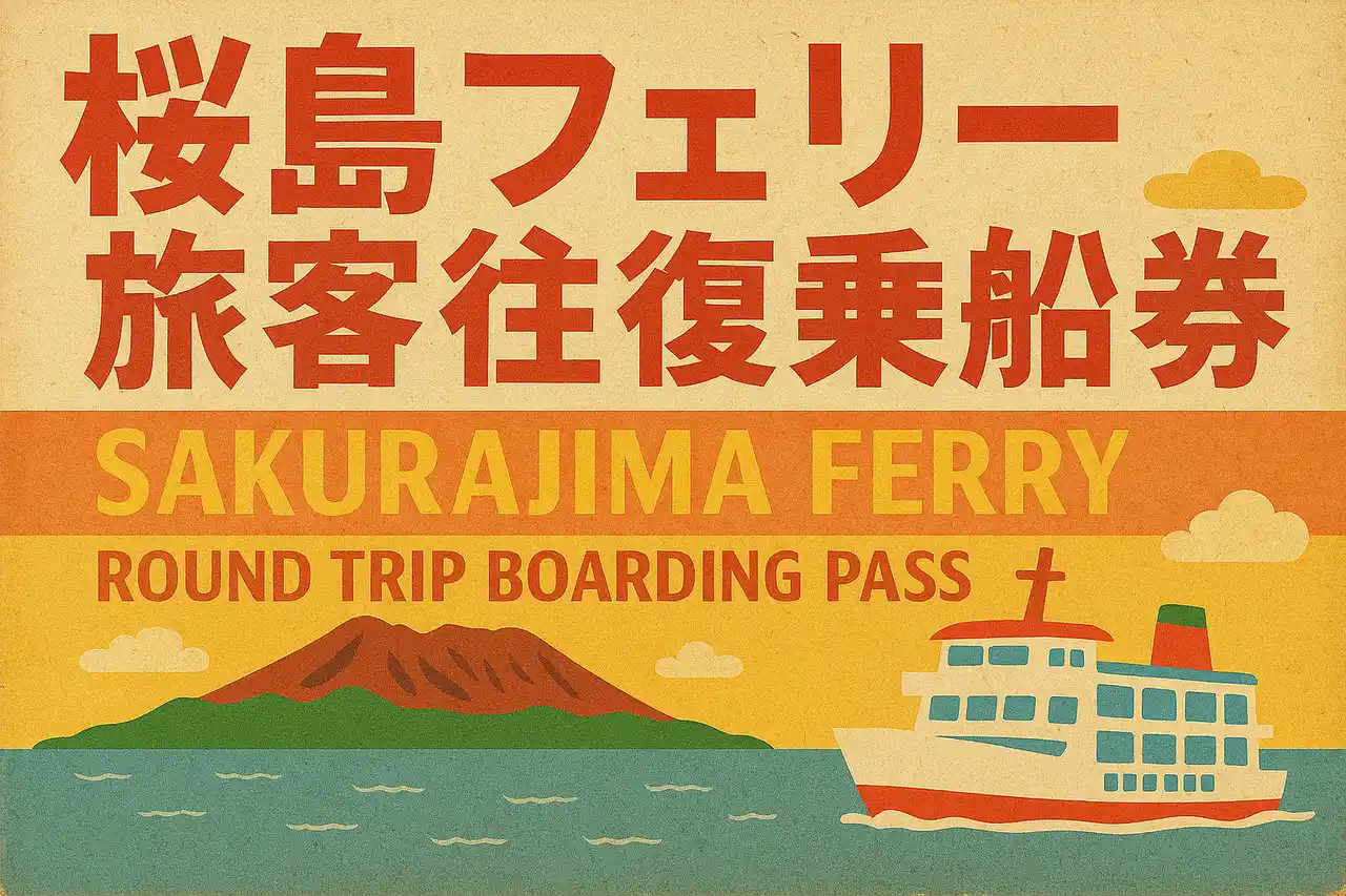 【トヨタファイナンシャルサービス(株) my route PR事務局】 my routeで乗船！「桜島フェリー旅客往復乗船券」と「桜島カフェ『桜島小みかんジュース』サービス券付き桜島フェリー車両往復乗船券」の2券種を12/25に販売開始！