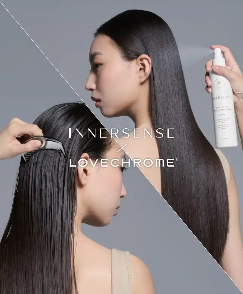 “うるおい×摩擦レス”で美髪に導くヘアケアを。「INNERSENSE(インナーセンス)」×「LOVECHROME（ラブクロム）」初コラボキット発売！＜2025年7月11日（金）より数量限定発売＞