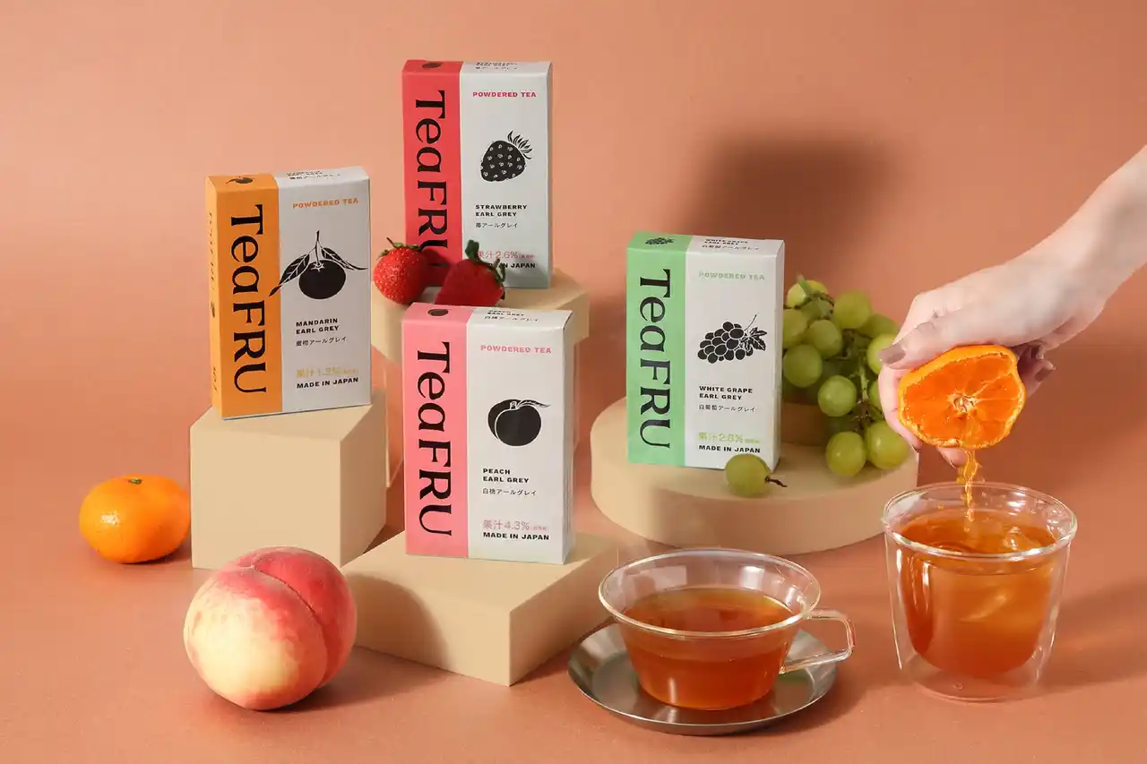 【農園で果実をほおばる香りと充足感】INIC coffeeのパウダーフーズフォレストから初の「紅茶」の新ブランド！濃厚さを楽しむフルーツティー「TeaFRU（ティーフル）」を2025年9月3日に新発売