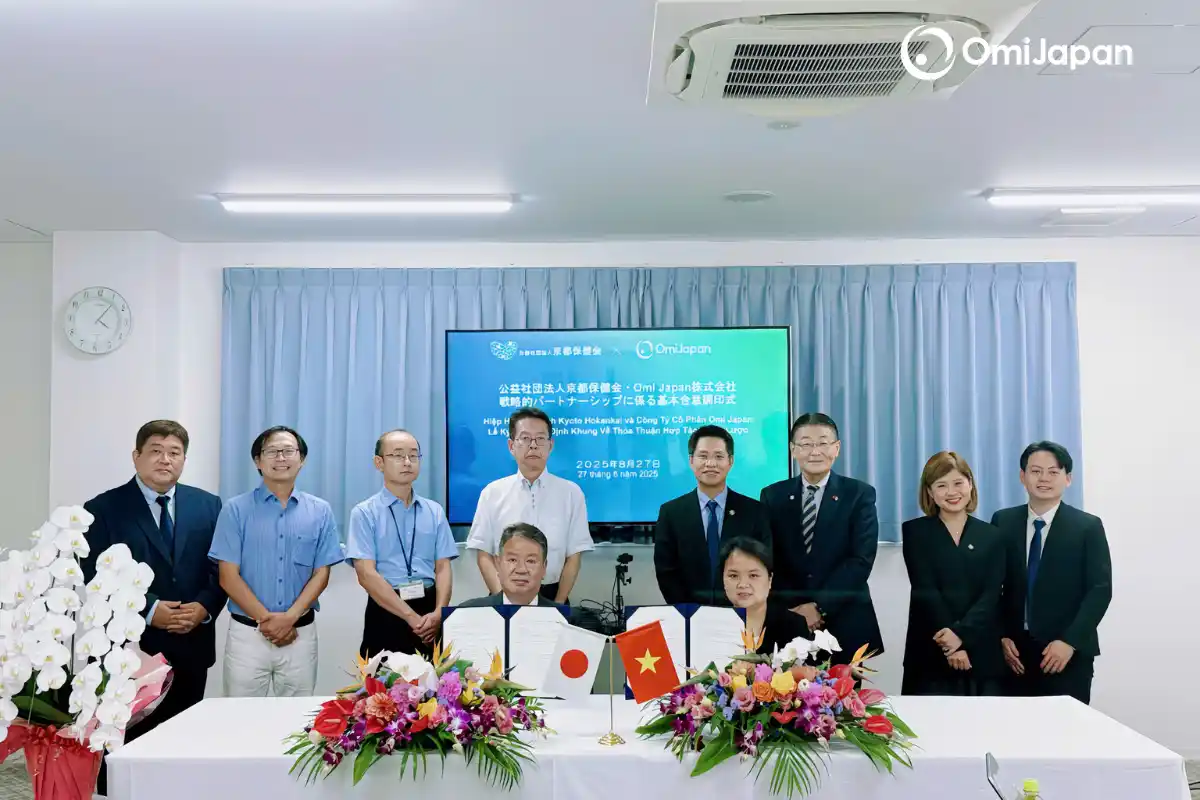 【Omi Japan Co., Ltd.】 Omi Japan、京都保健会と医療・介護分野のDX推進および国際連携に関する基本合意書を締結