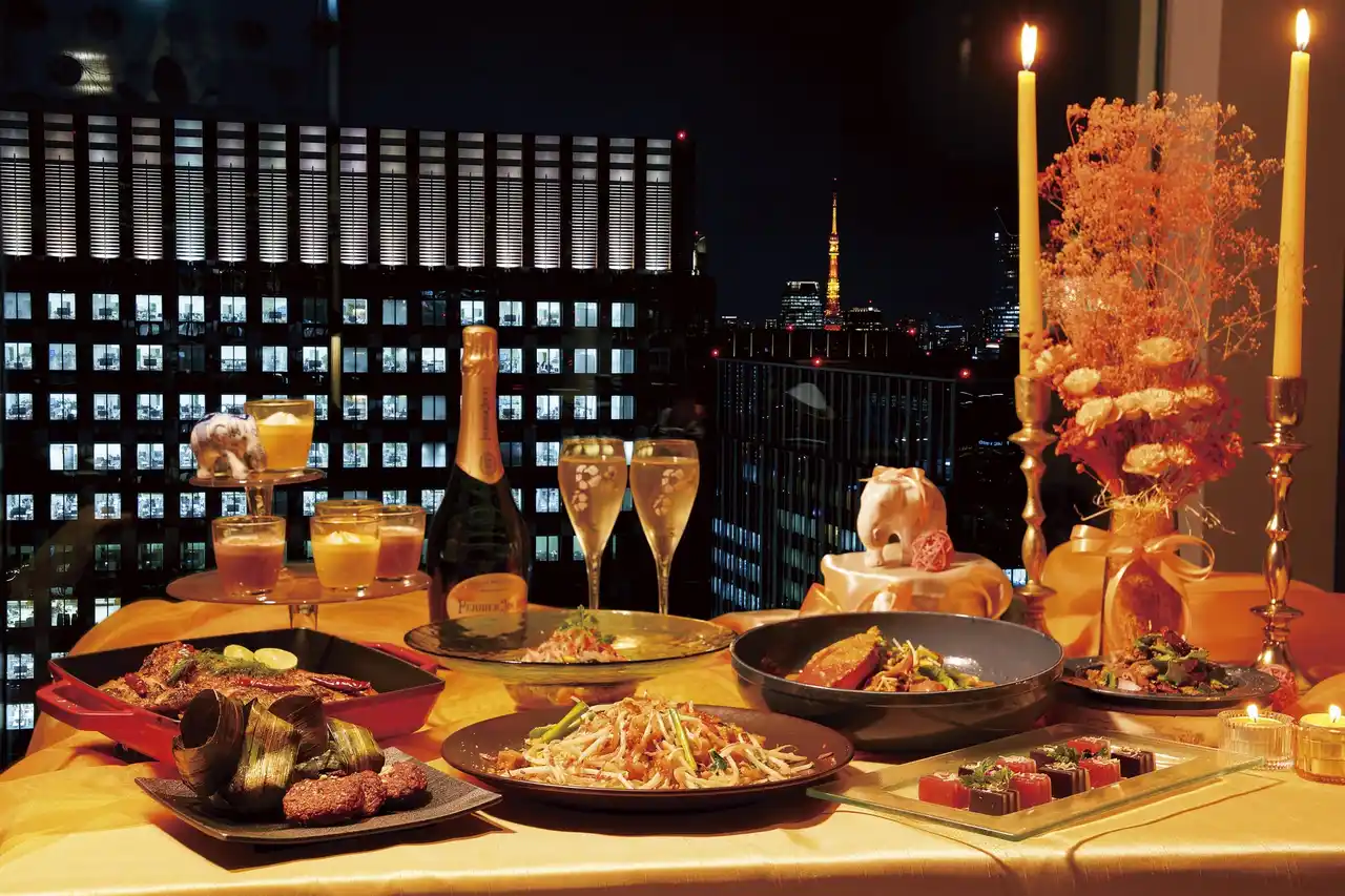 【ご好評につき再び】丸ビル35階の夜景と楽しむ本格タイ料理ディナーブッフェ「THAI "ORANGE NIGHT"」第2弾 マンゴツリー東京にて開催