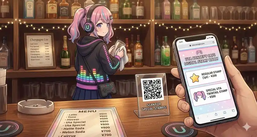 二次元コードからアクセス