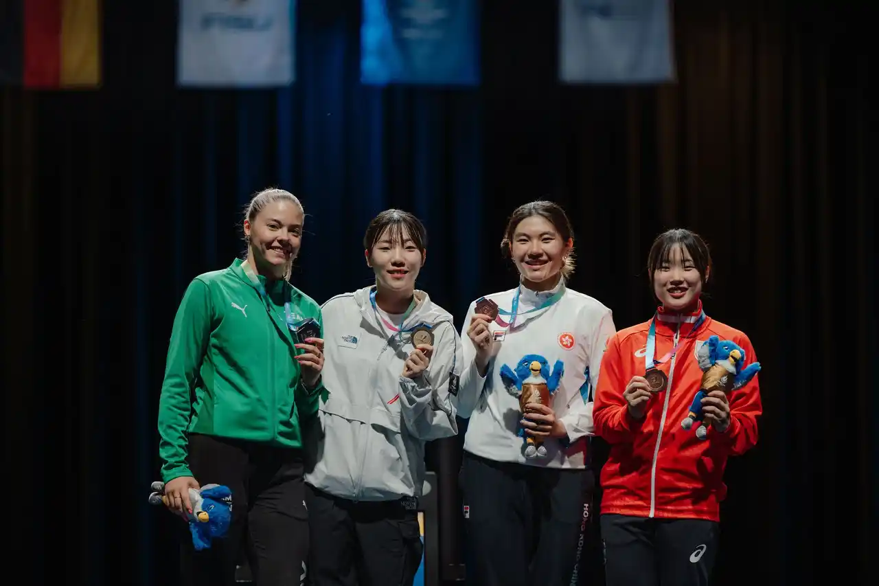 【公益社団法人日本フェンシング協会】 【フェンシング】FISUワールドユニバーシティゲームズ（2025/ライン・ルール） 女子サーブル 高橋千里香が銅メダル獲得！