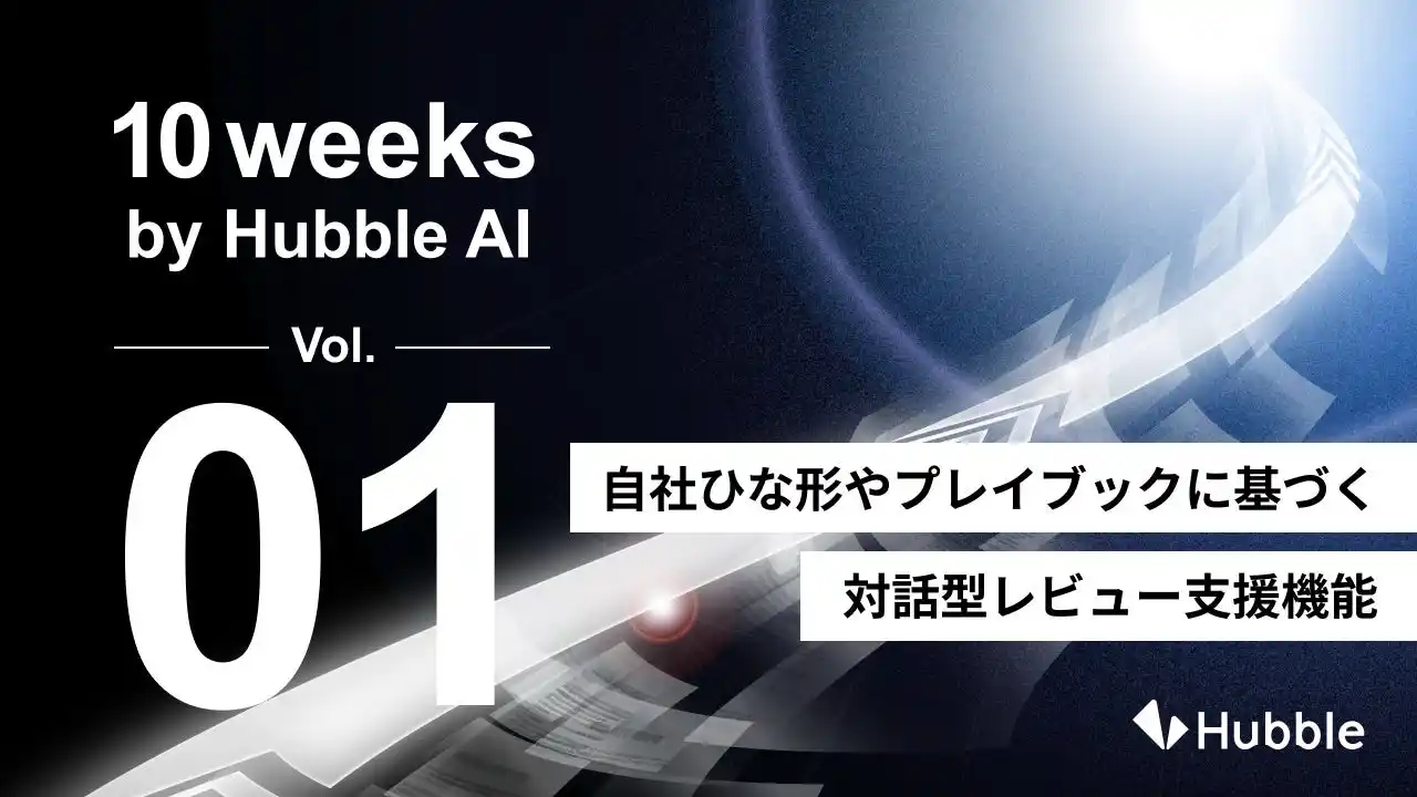 【Hubble】 「10 Weeks by Hubble AI」第1弾―― AIエージェント「Contract Flow Agent」本格実装、10週連続で新機能リリースを開始