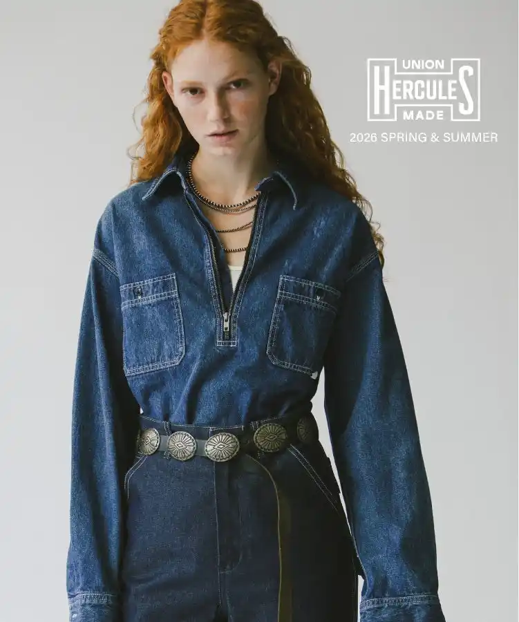 【株式会社ジョンブル】 JOHNBULL 監修「UNION HERCULES MADE（ユニオン ヘラクレス メイド）」の2026年春夏コレクションLOOKBOOK公開