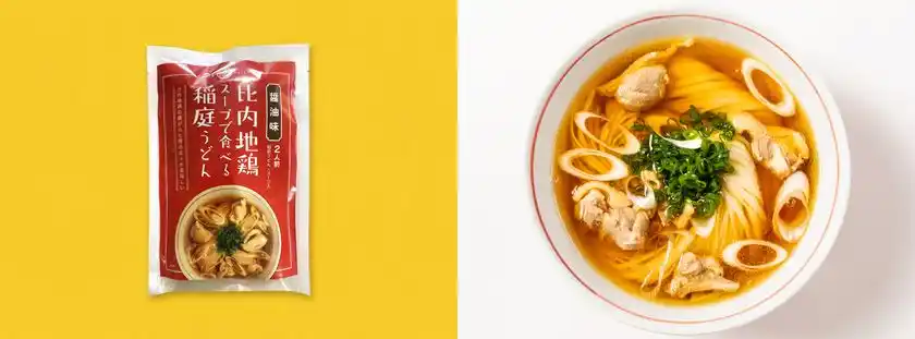 秋田味商　稲庭うどん2人前 醤油味