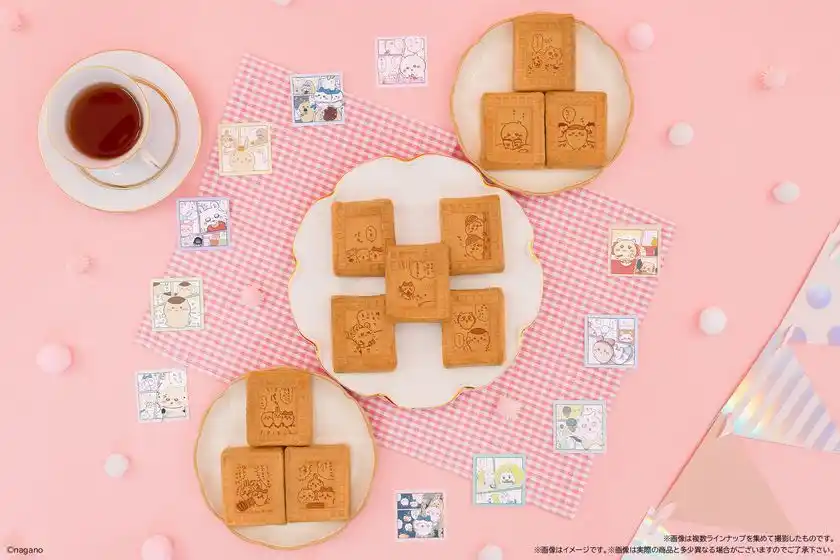 「ちいかわ」のフレーム型ワッフル第2弾が登場！仲良しなちいかわたちのプリントが全11種！