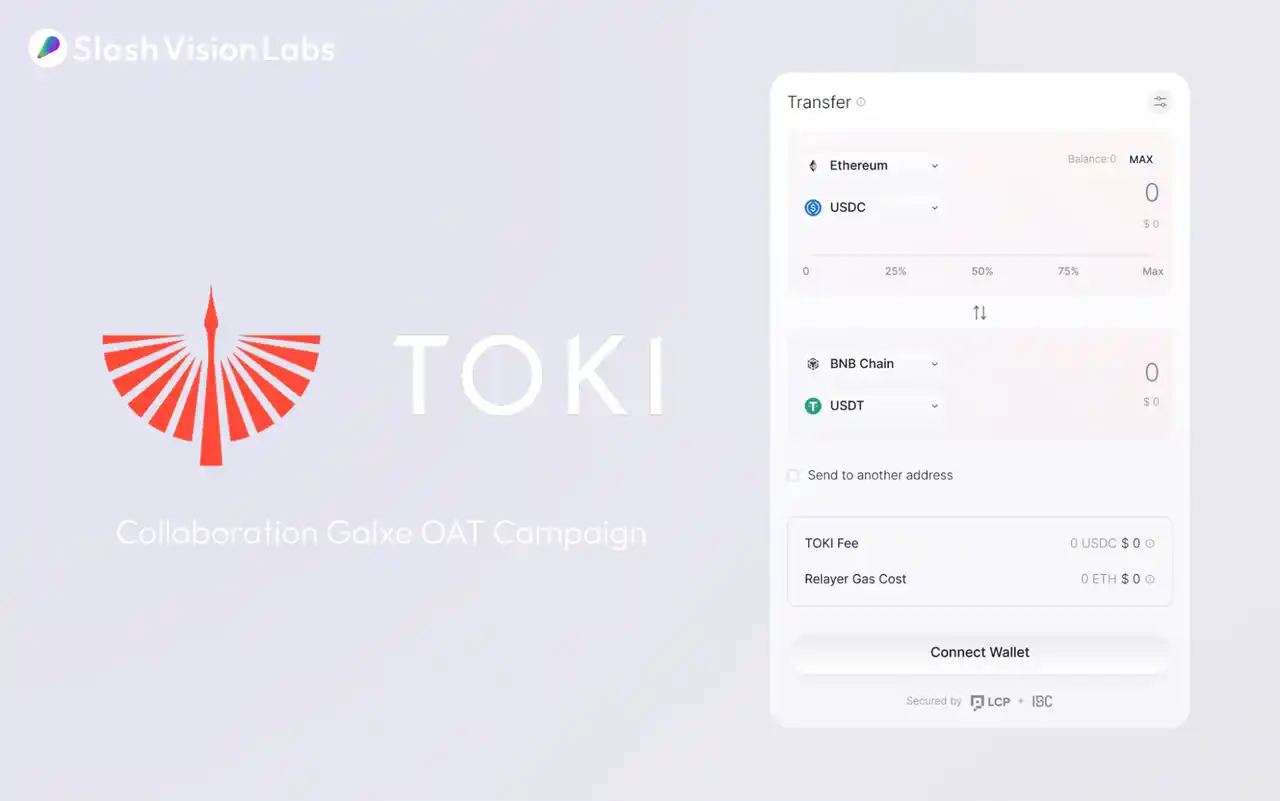 Slash Fintechが、クロスチェーンブリッジ「TOKI」と共同でGalxe OATキャンペーンを実施！クロスチェーン×ステーブルコイン決済のマスアダプション推進へ