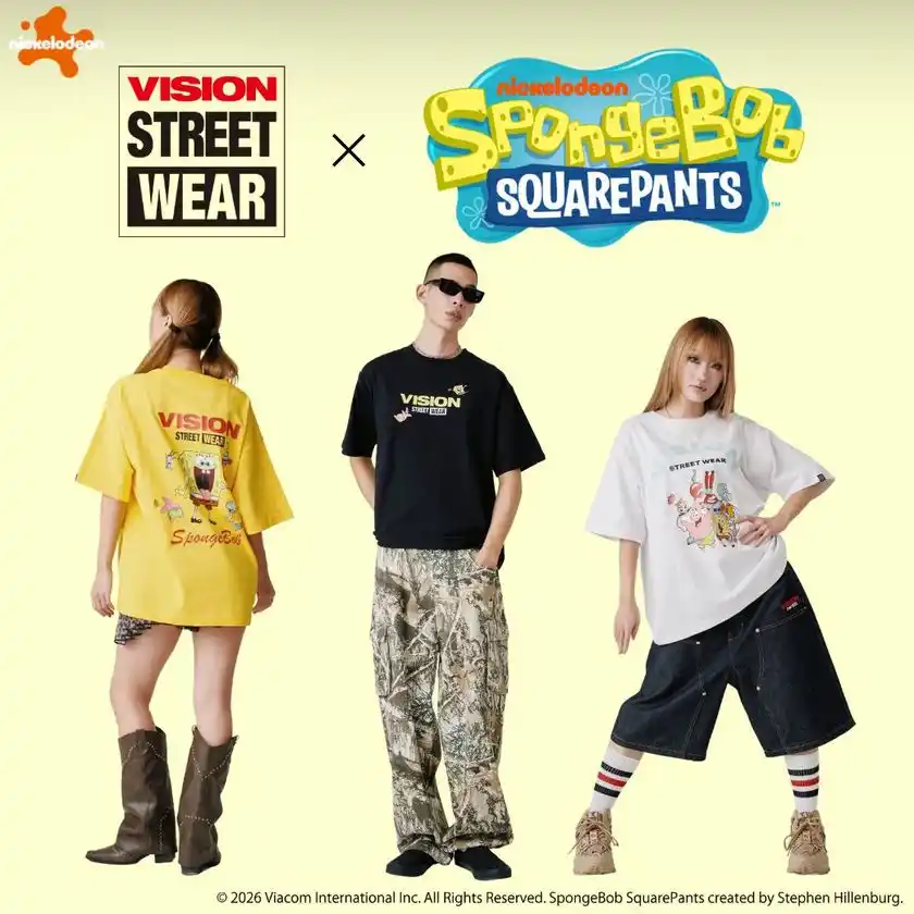 VISION STREET WEAR×スポンジ・ボブ コレクション
