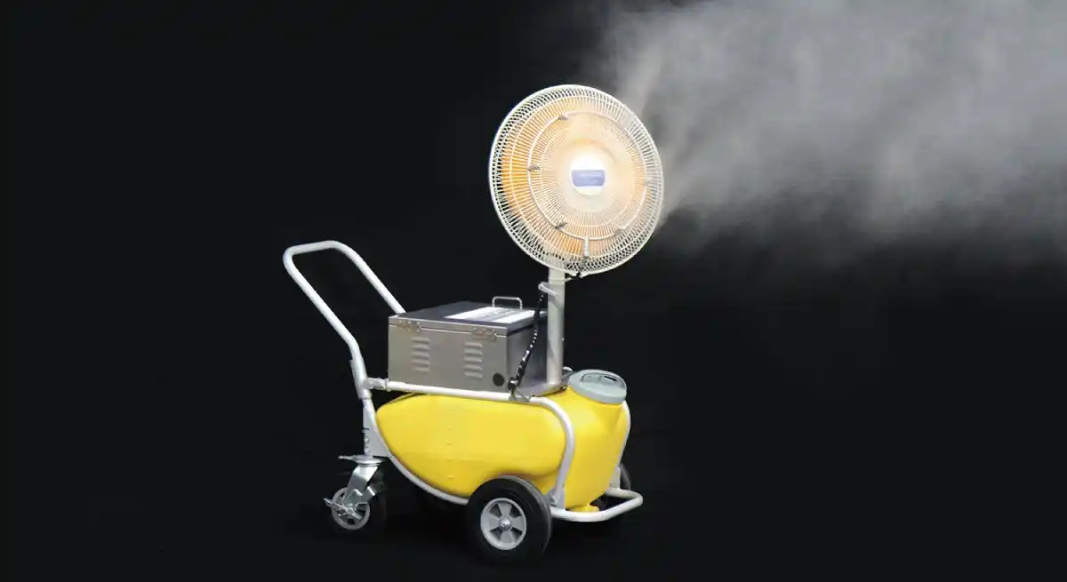 【株式会社いけうち】 大阪・関西万博で開催される「世界に発信する『防災』の未来設計図」にミストファンを展示協力