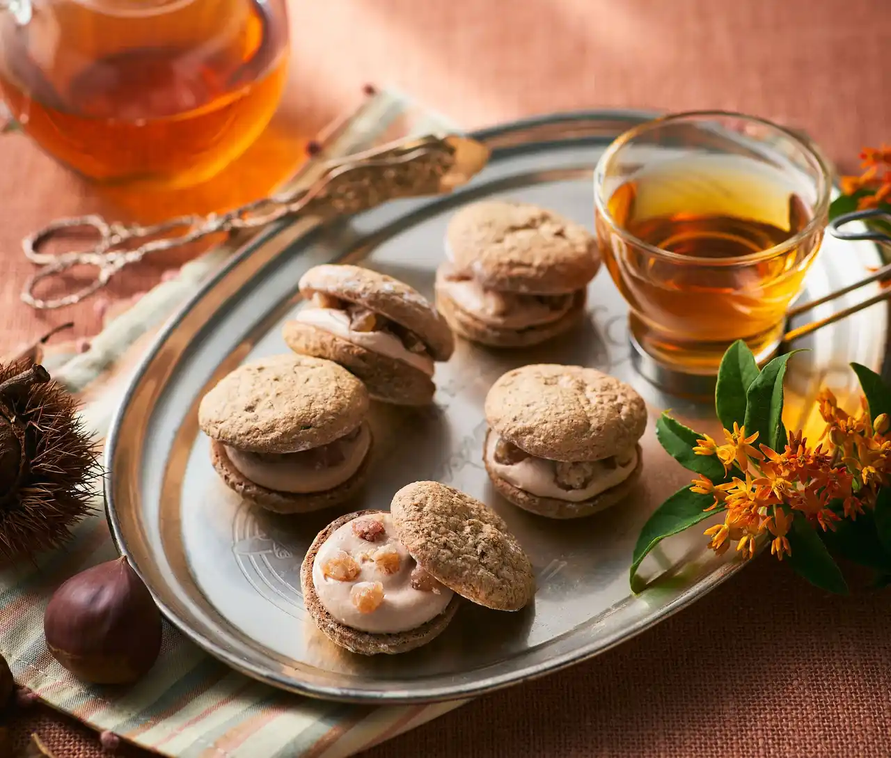 【株式会社 エーデルワイス】 アンテノールの秋限定スイーツ！ 栗とメープルの香りを焼き込んだ「栗のクリームサンド」を発売します