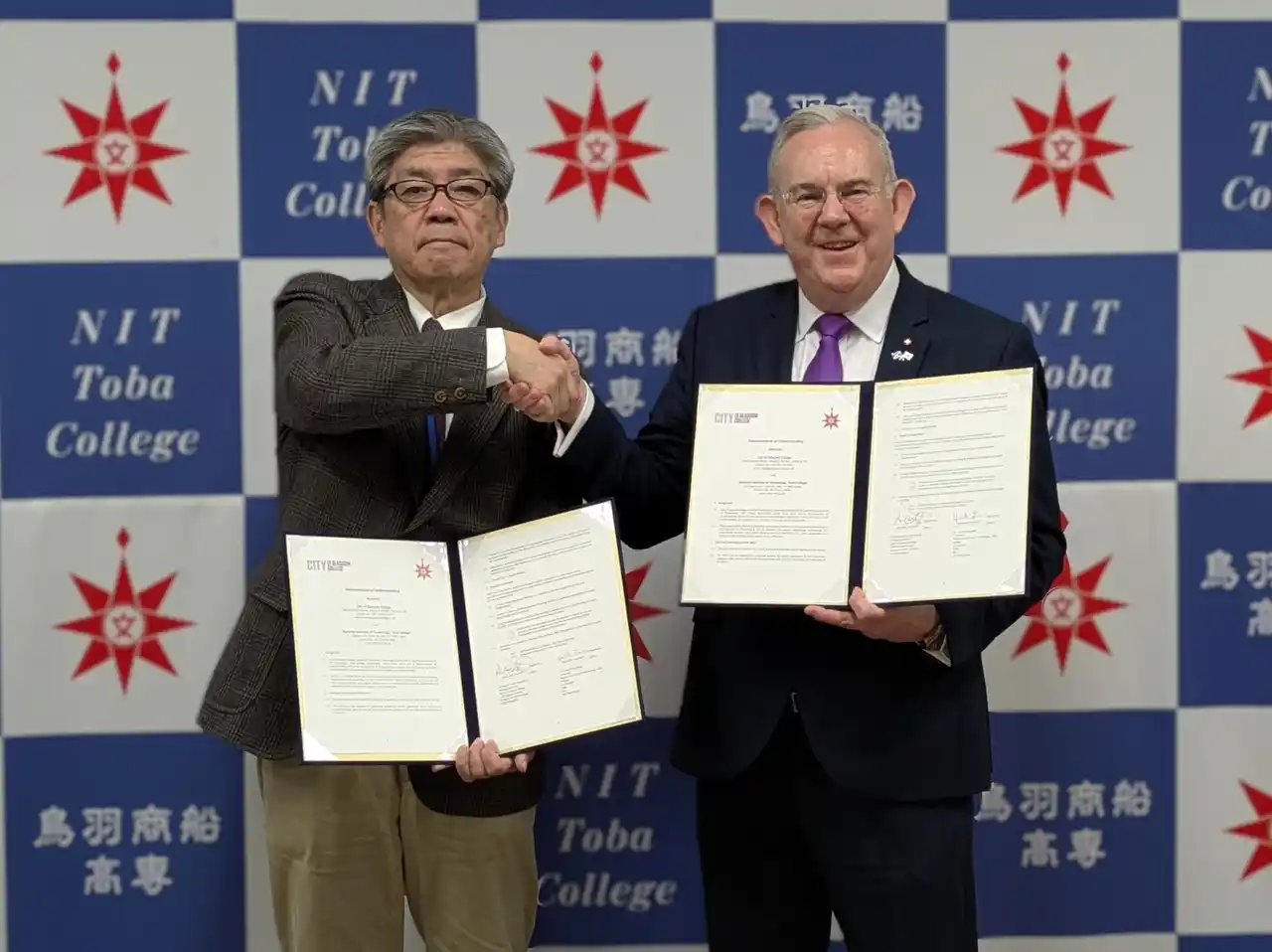 【独立行政法人国立高等専門学校機構】 【鳥羽商船高専】グラスゴー市立大学と海事教育における学術交流に関して基本合意しました