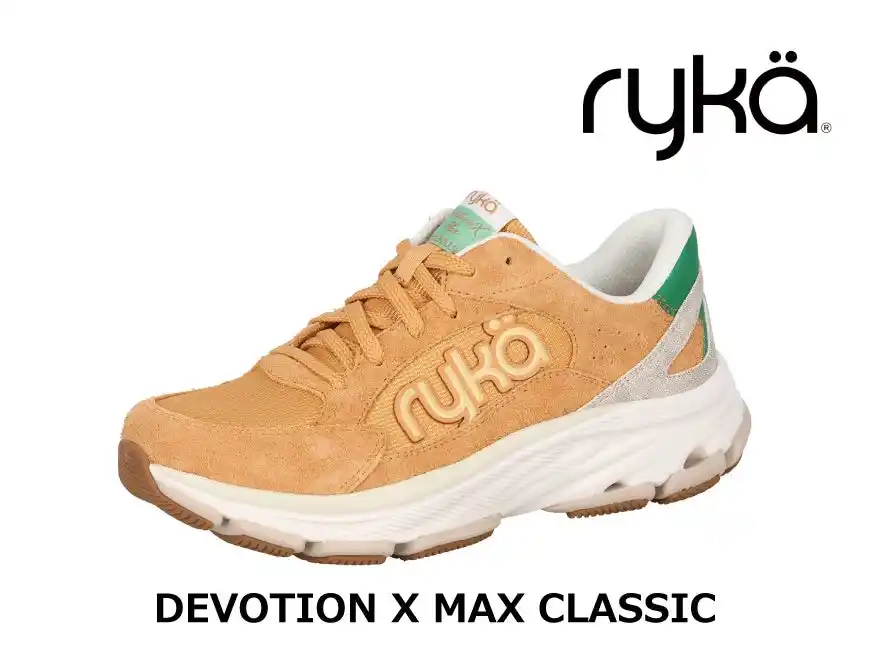 【ゼット株式会社】 ryka、ウォーキングスニーカー【DEVOTION X MAX CLASSIC】から新色を発売！