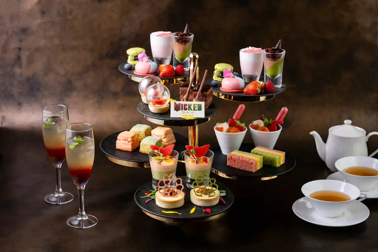 映画『ウィキッド 永遠の約束』の世界へ誘うコラボレーションアフタヌーンティーを期間限定販売【ザ・プリンス パークタワー東京】