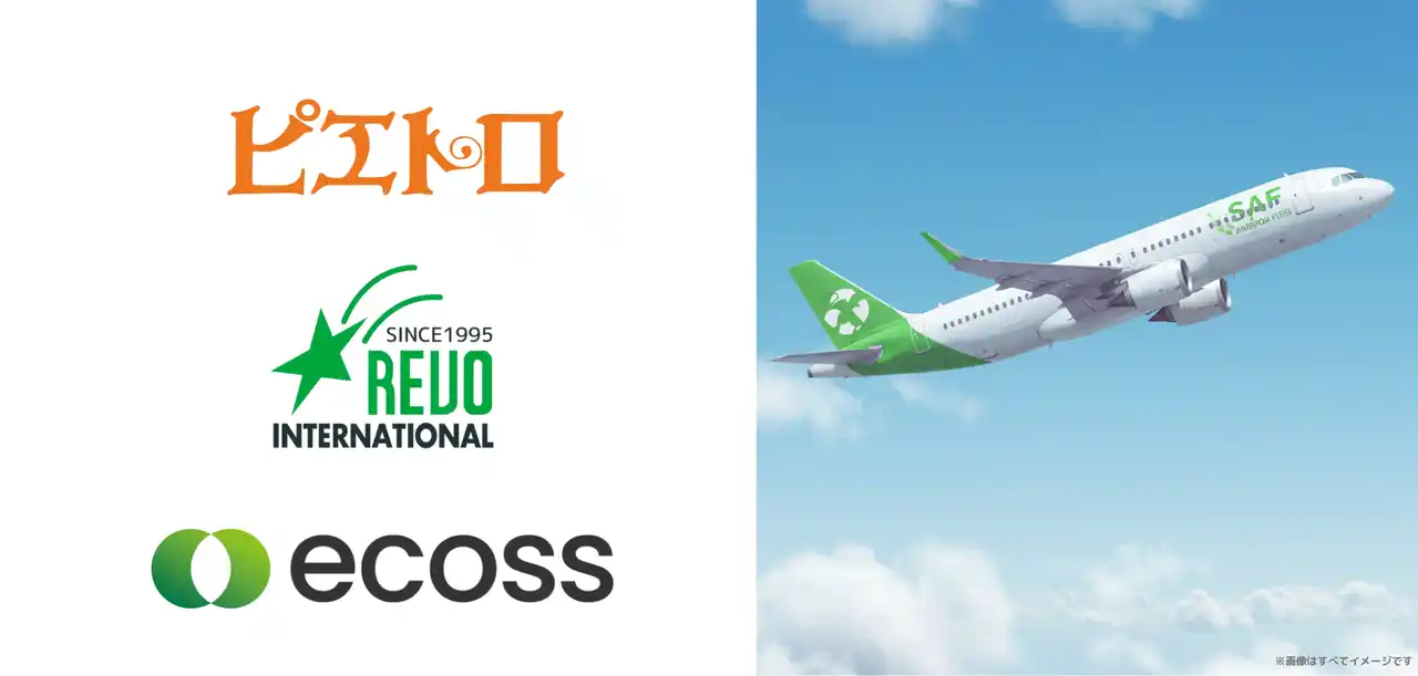 【株式会社イーコス】 廃食用油をSAFに提供する共同プロジェクトを、ピエトロ、レボインターナショナル、イーコスの３社で開始