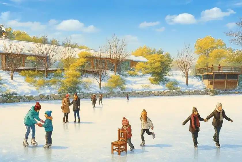 和歌山県“初”の屋外アイススケートリンクが12/20(土)誕生！道の駅 四季の郷公園に「AOZORA ICE PARK」がOPEN！本物の氷で、この冬だけの特別な体験を！