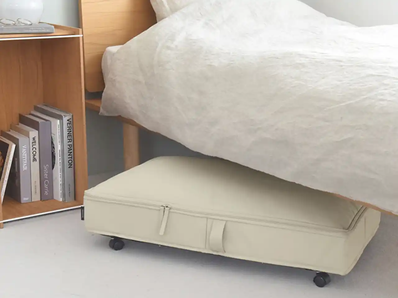 【アンジェ web shop】 ベッド下のスペースを無駄なく有効活用！ボンモマンから「キャスターつきベッド下収納」が新発売