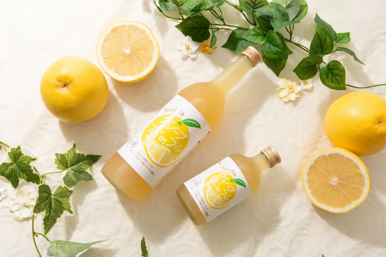 【中埜酒造株式会社】 低アル志向にお勧め！贅沢感のある果実のお酒シリーズから「國盛　フルリア　グレープフルーツのお酒」が新発売