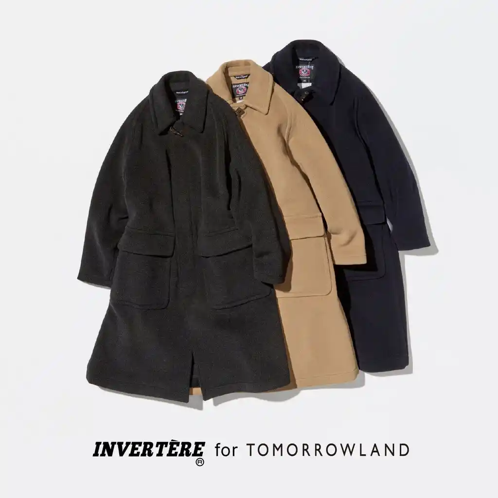 【株式会社 トゥモローランド】 INVERTERE for TOMORROWLAND｜英国老舗が手掛ける別注コート、今季も登場