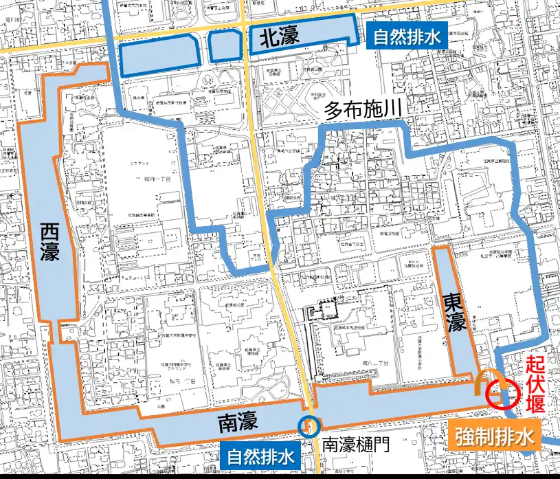 【佐賀市】全国初！お濠貯留「実証試験」