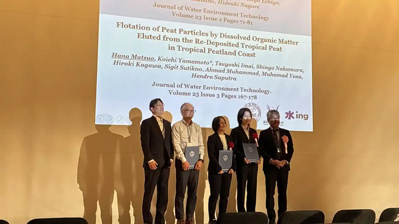 【水ing株式会社】 水環境保全に関する国際会議「WET2025」で若手研究者を表彰