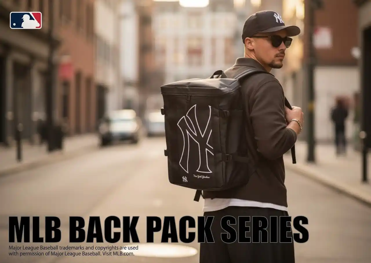 【株式会社イーカムグループ】 E-COMEGROUPより、MLBスクエアリュックをリリース！