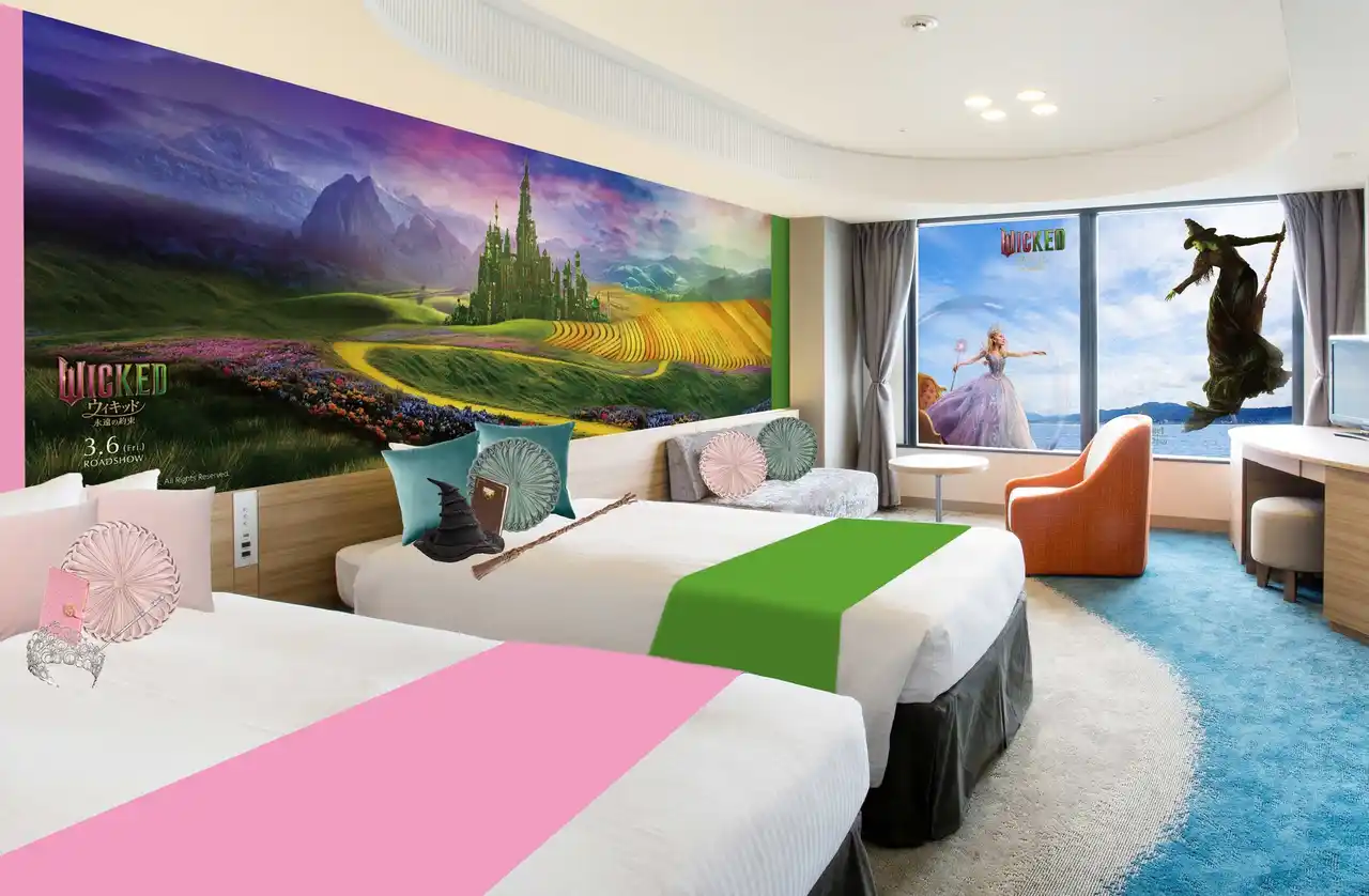 【びわ湖大津プリンスホテル】映画の物語に入り込んだかのような没入体験　 映画『ウィキッド 永遠の約束』の世界に浸るホテルコラボレーション！