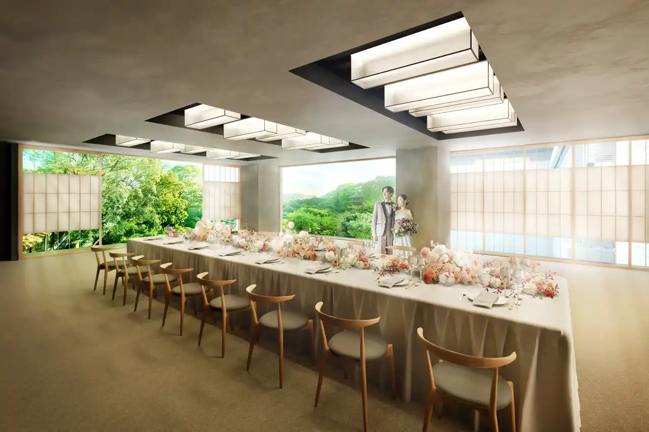 【ホテル椿山荘東京】「時を宿す、小さな祝宴」がテーマの少人数会場　ホテル椿山荘東京 披露宴会場2026年夏リニューアルオープン