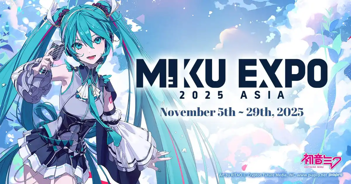 【CFM】初音ミク、初のアジアツアー開催決定！　2025年11月に海外7都市で公演！