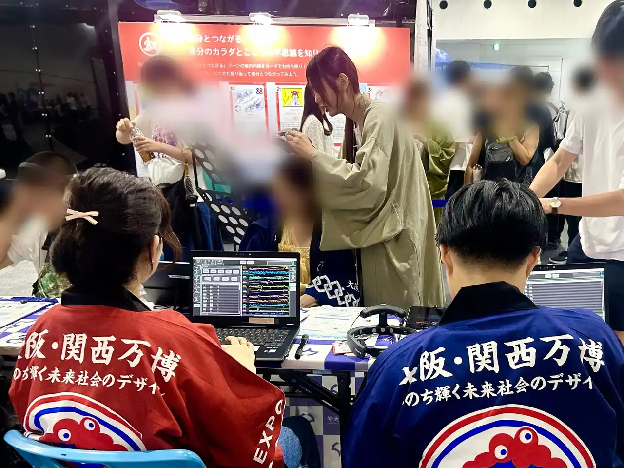 英会話×脳波測定で出展したブースが連日大盛況。8/14～19の6日間の累計で533人の利用体験を記録【大阪・関西万博 出展報告】