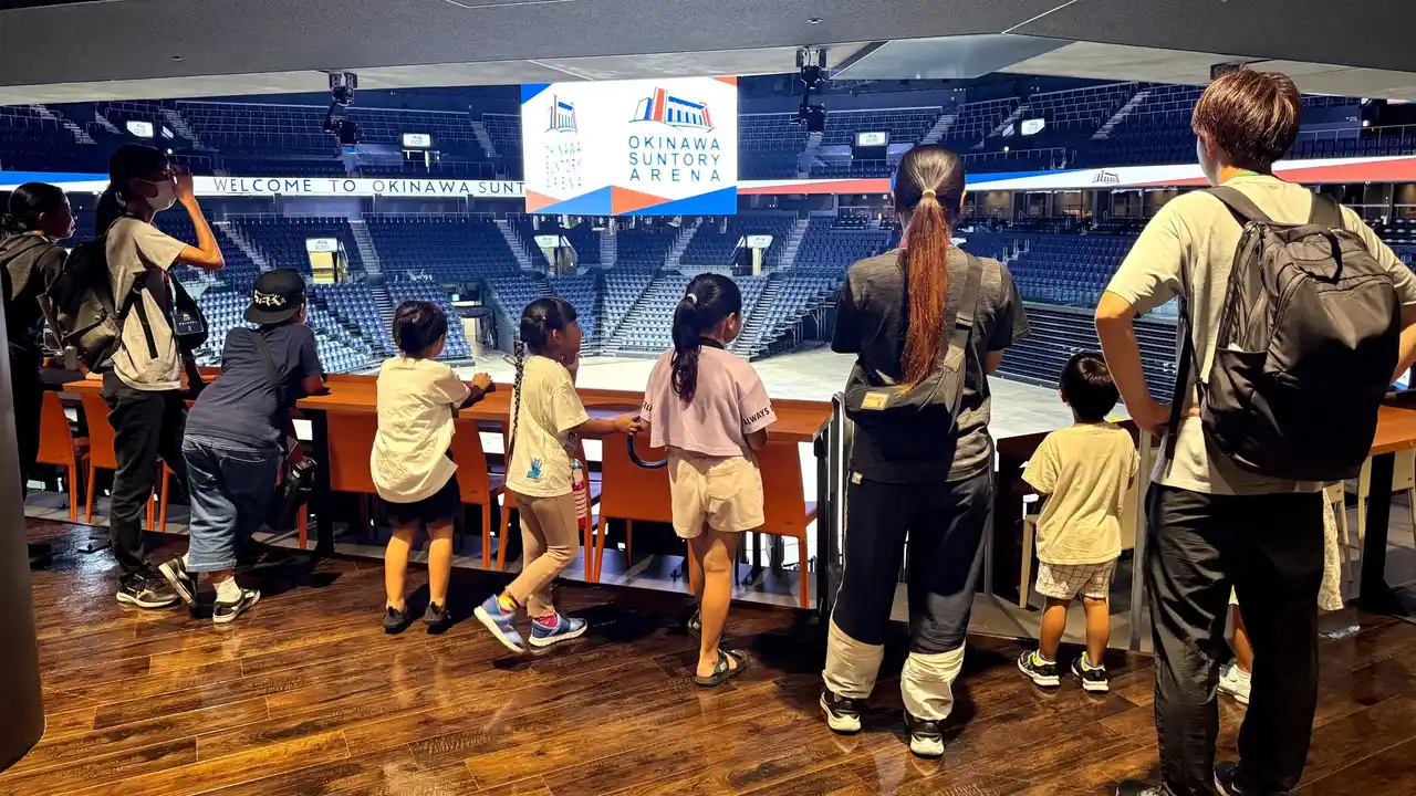 【琉球ゴールデンキングス】 沖縄サントリーアリーナ見学実施のご報告(2025年8月)