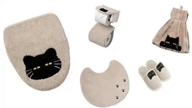 【株式会社ニトリホールディングス】 【ニトリ デコホーム】トイレ空間に癒しをプラス！おうちがもっとかわいくなる「デコネコ」グッズが新登場