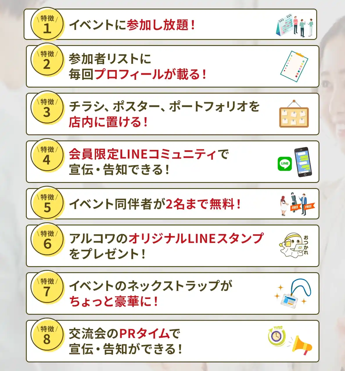 【名古屋】事業・イベントPRに使える！アルコワーキングが、事業活動を宣伝できる会員特典を追加。交流会で30秒アピールができるように