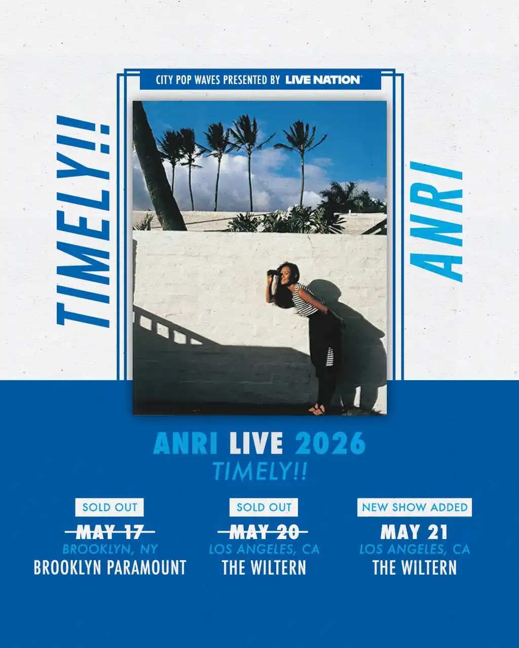 【追加公演決定！】杏里2026年アメリカ公演開催