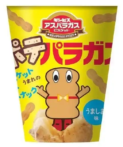 【ギンビス】 新食感のスナックが登場！ 「ポテパラガス」