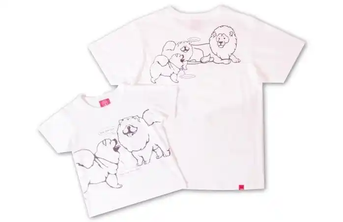 【有限会社チャンネルアッシュ】 「チャウチャウチャウ？」大阪限定ＴシャツOJICO ＫＩＴＴＥ大阪店1周年で先行発売