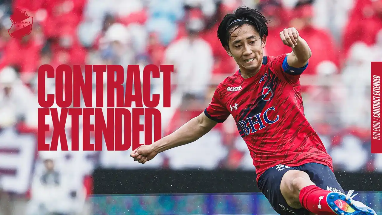 【いわきFC】遠藤凌選手、契約更新のお知らせ