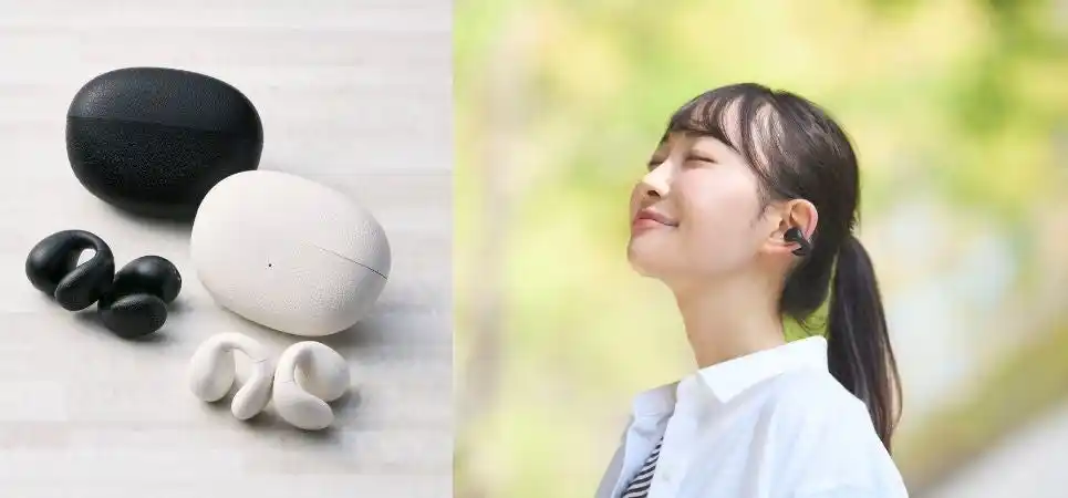 【エレコム株式会社】 オープン型で周囲の音も聞こえる！イヤーカフ構造で快適なフィット感を実現したオープンイヤー型 完全ワイヤレスイヤホンを新発売