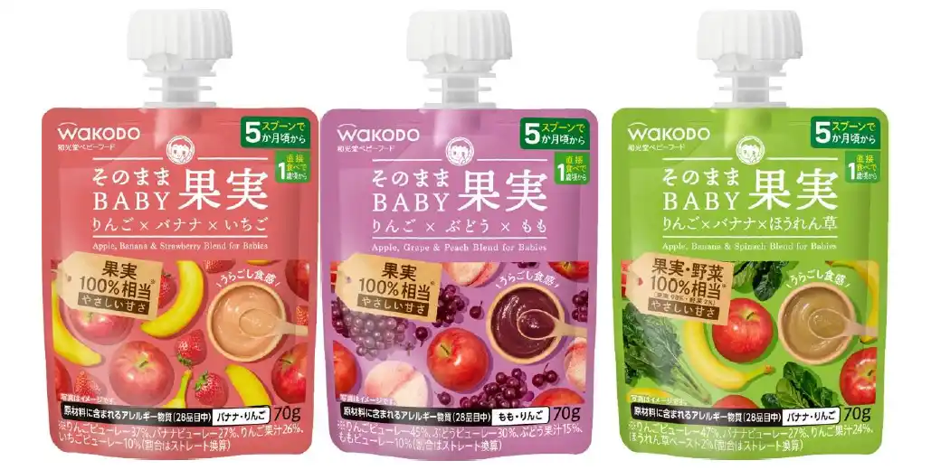 【アサヒグループ食品株式会社】 ベビーフード「そのままBABY果実」9月8日発売