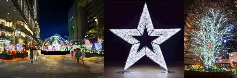 【東京ミッドタウン日比谷】スターライトオブジェとTwinklyイルミネーションがきらめく「Star of Winter Romance」開催
