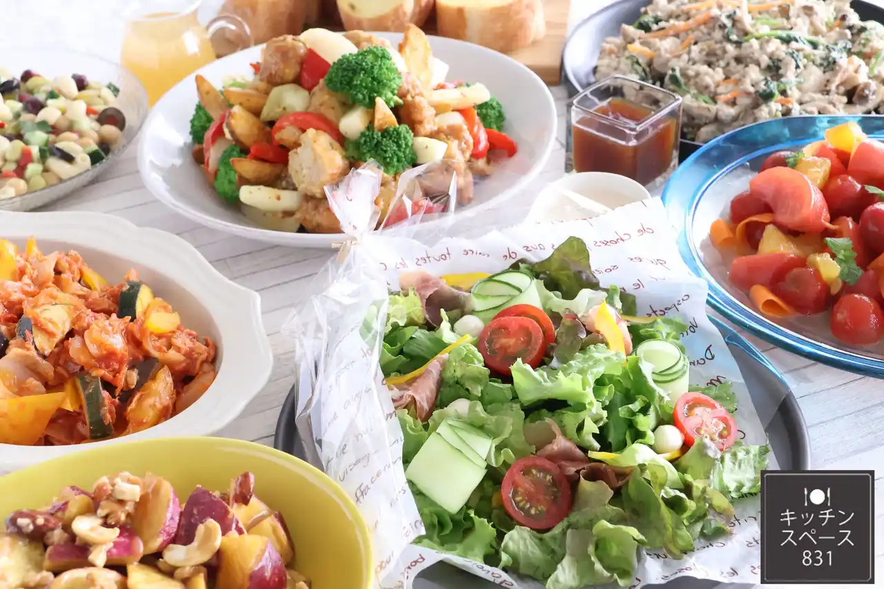 【ケンコーマヨネーズ株式会社】 【料理教室｜特別イベント】8月24日の”ドレッシングの日”に　「つくる・食べる・学ぶ」を同時に体験 ～ブーケサラダづくり・サラダ料理ビュッフェ・栄養トークショー～