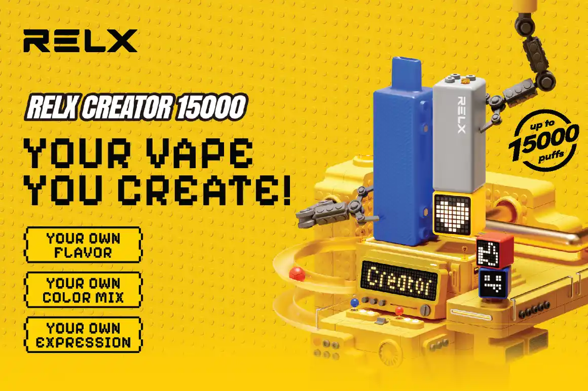 【リレックスジャパン株式会社】 【先行販売開始】RELXの新作「RELX Creator」登場！最大26％OFF＆新フレーバー投票権付き